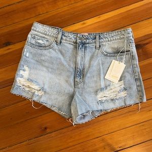 Show me your mumu phoenix denim shorts - nwt size 31